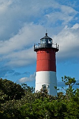Nauset Lighthouse Tower On a Summer Day